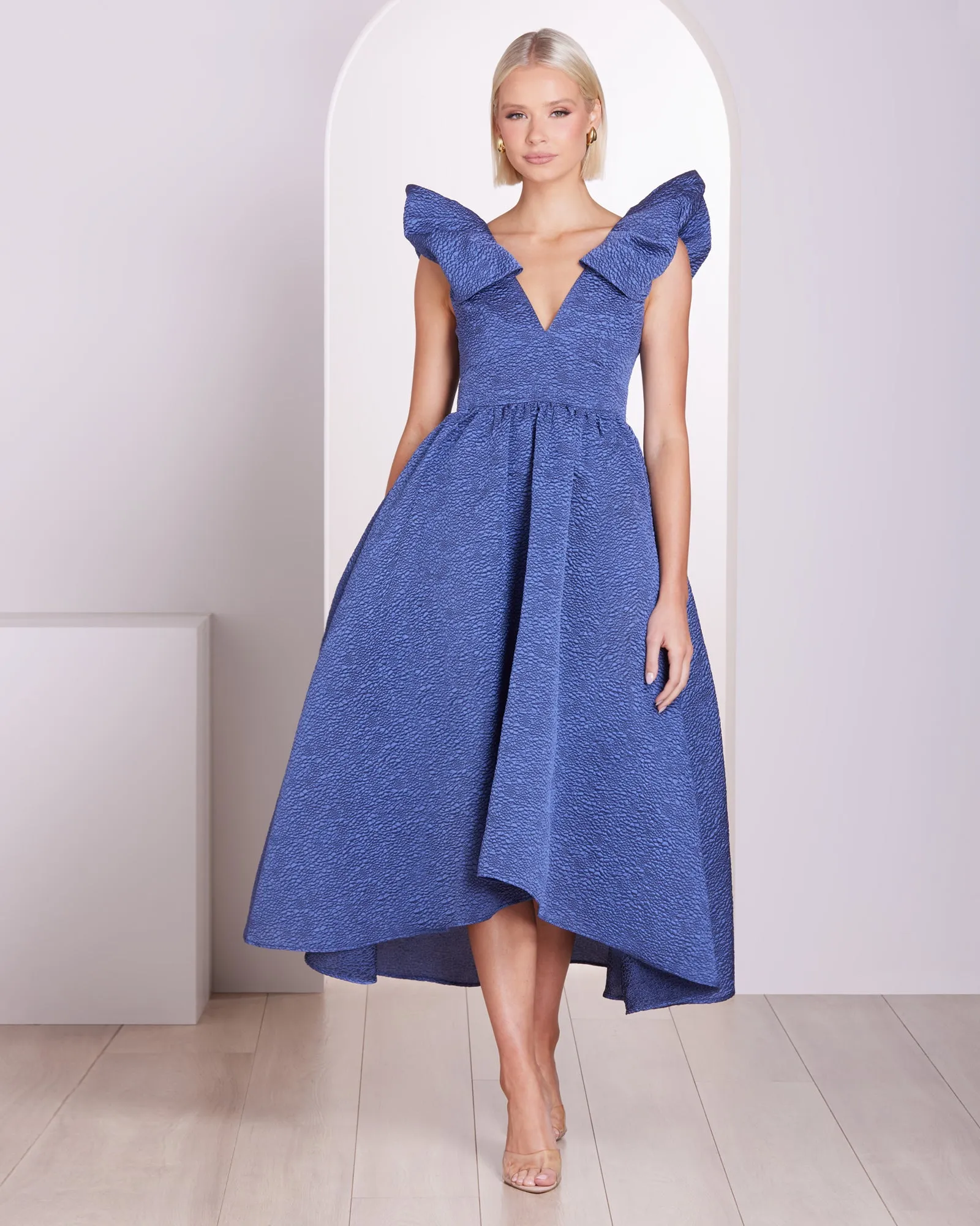 Simone V-neck A-line Dress sold by Pilgrim product image thumbnail 2