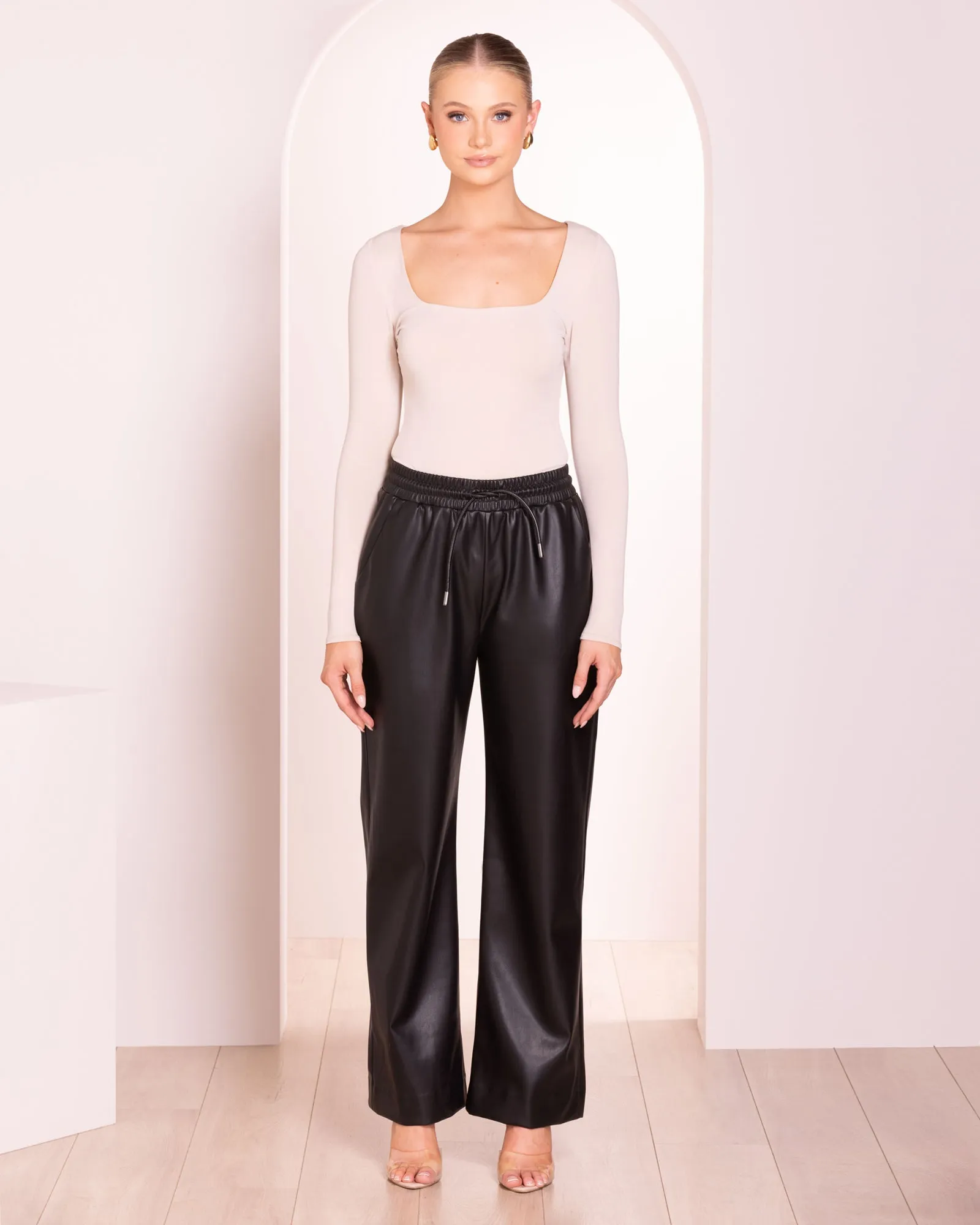 Rowan Vegan Leather Pant sold by Pilgrim product image thumbnail 4