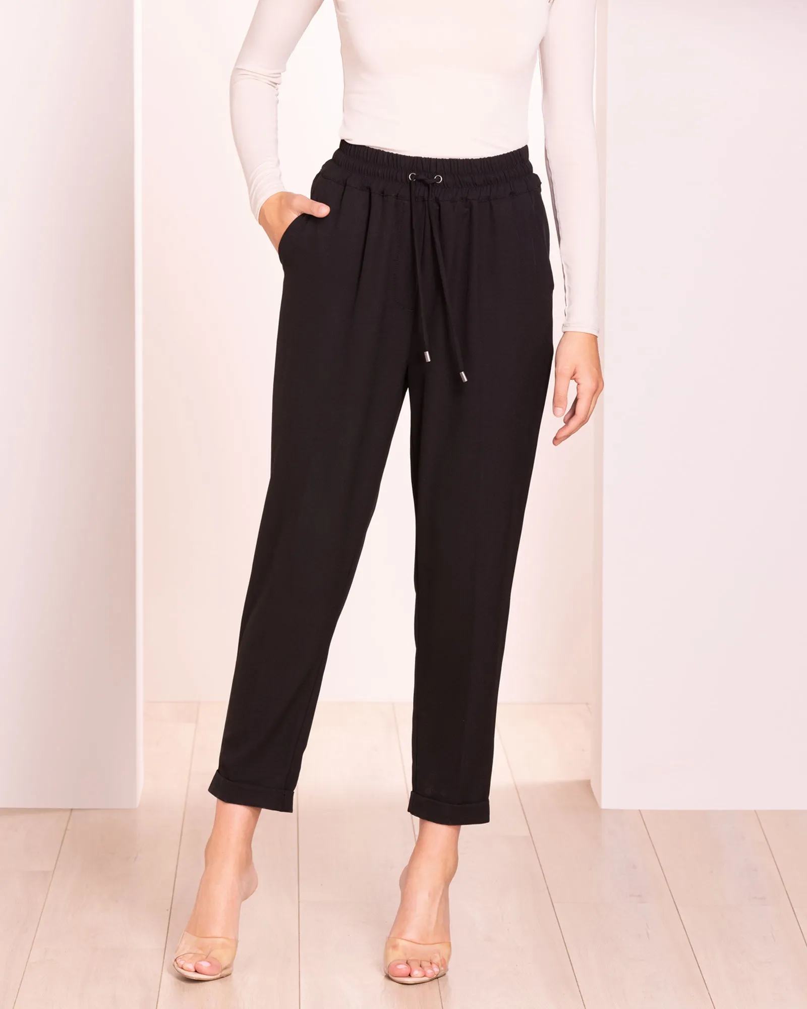 Marcelle Elastic Waist Pant sold by Pilgrim