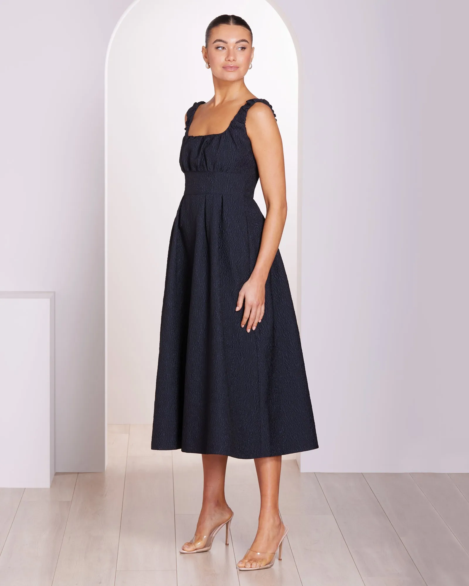 Elsie A-line Midi Dress sold by Pilgrim product image thumbnail 3