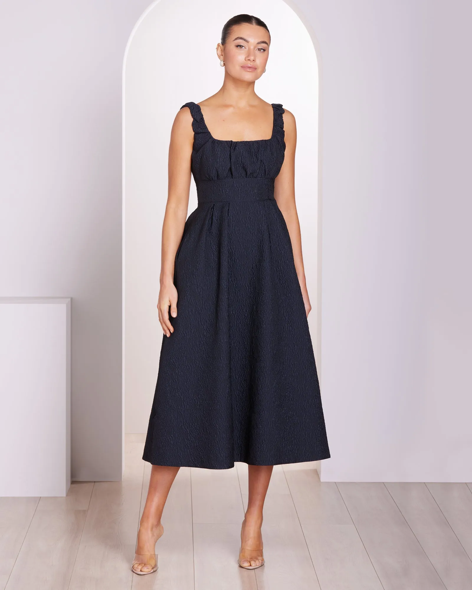 Elsie A-line Midi Dress sold by Pilgrim product image thumbnail 5
