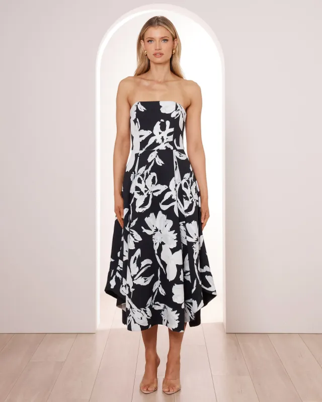 Olivia Strapless A-line Dress sold by Pilgrim