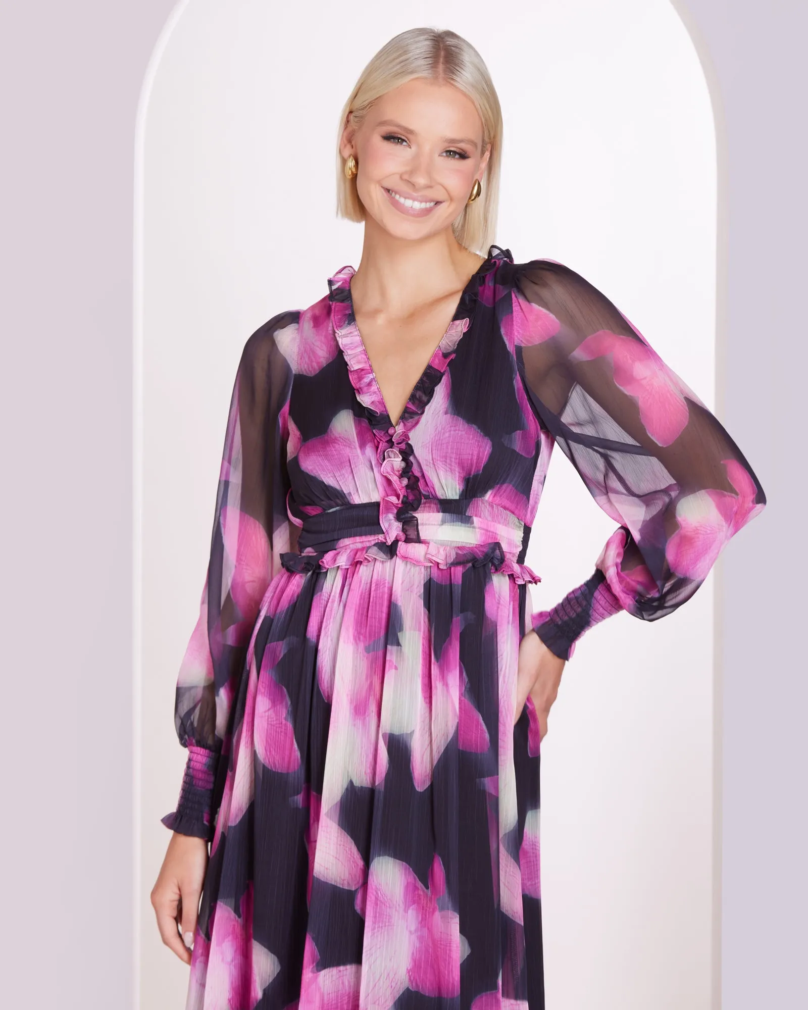Sonia Print Maxi Dress sold by Pilgrim product image thumbnail 5