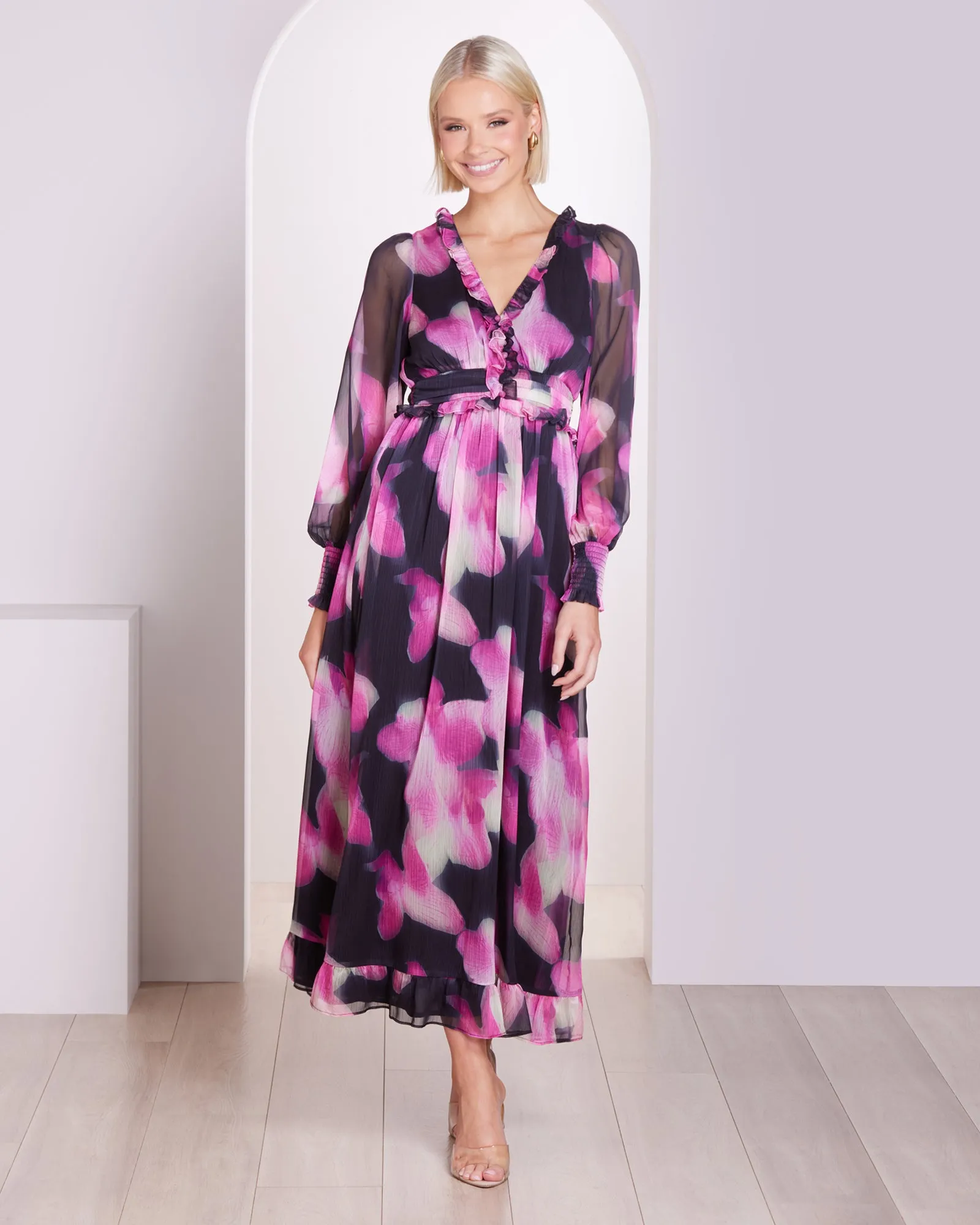 Sonia Print Maxi Dress sold by Pilgrim