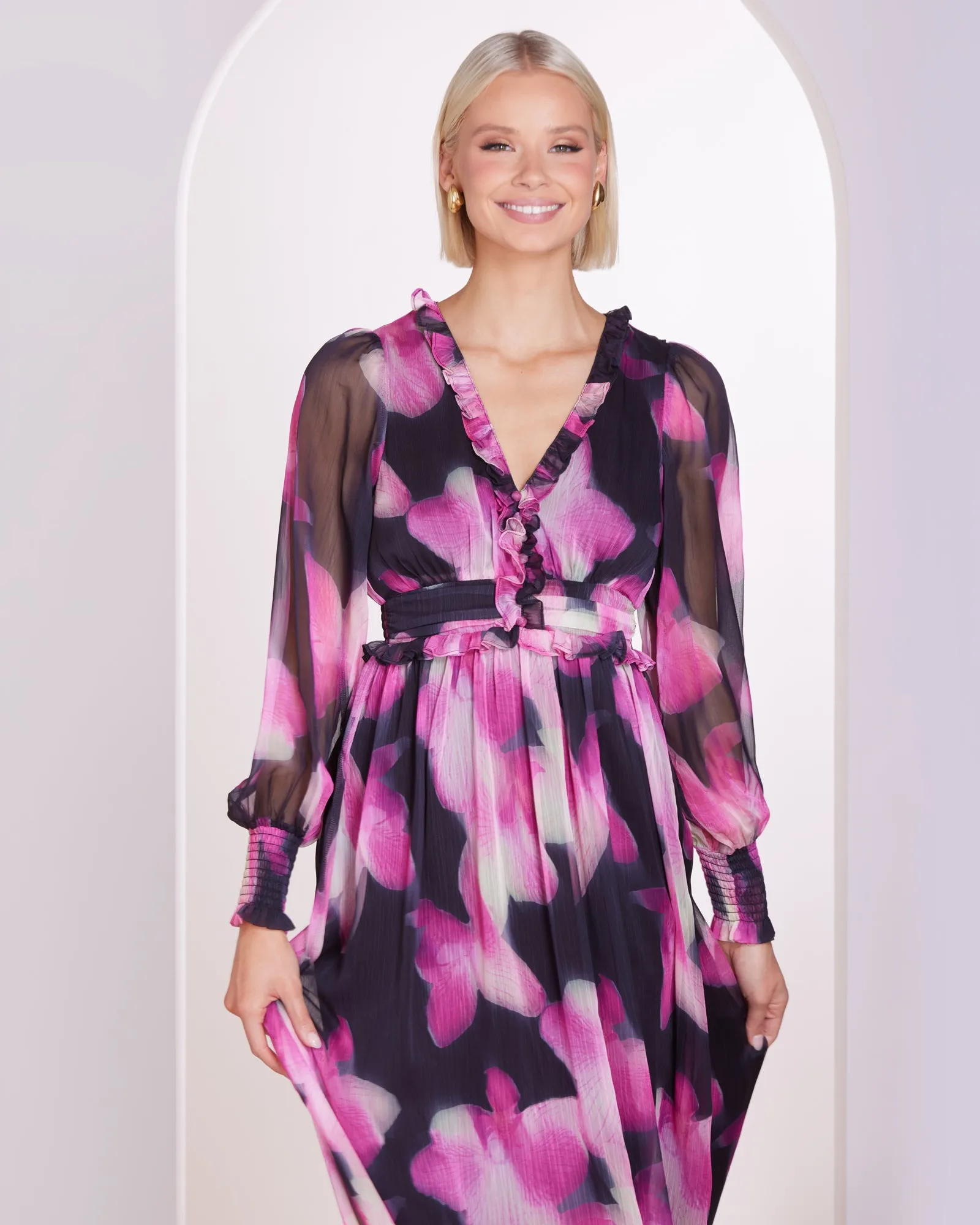 Sonia Print Maxi Dress sold by Pilgrim product image thumbnail 4