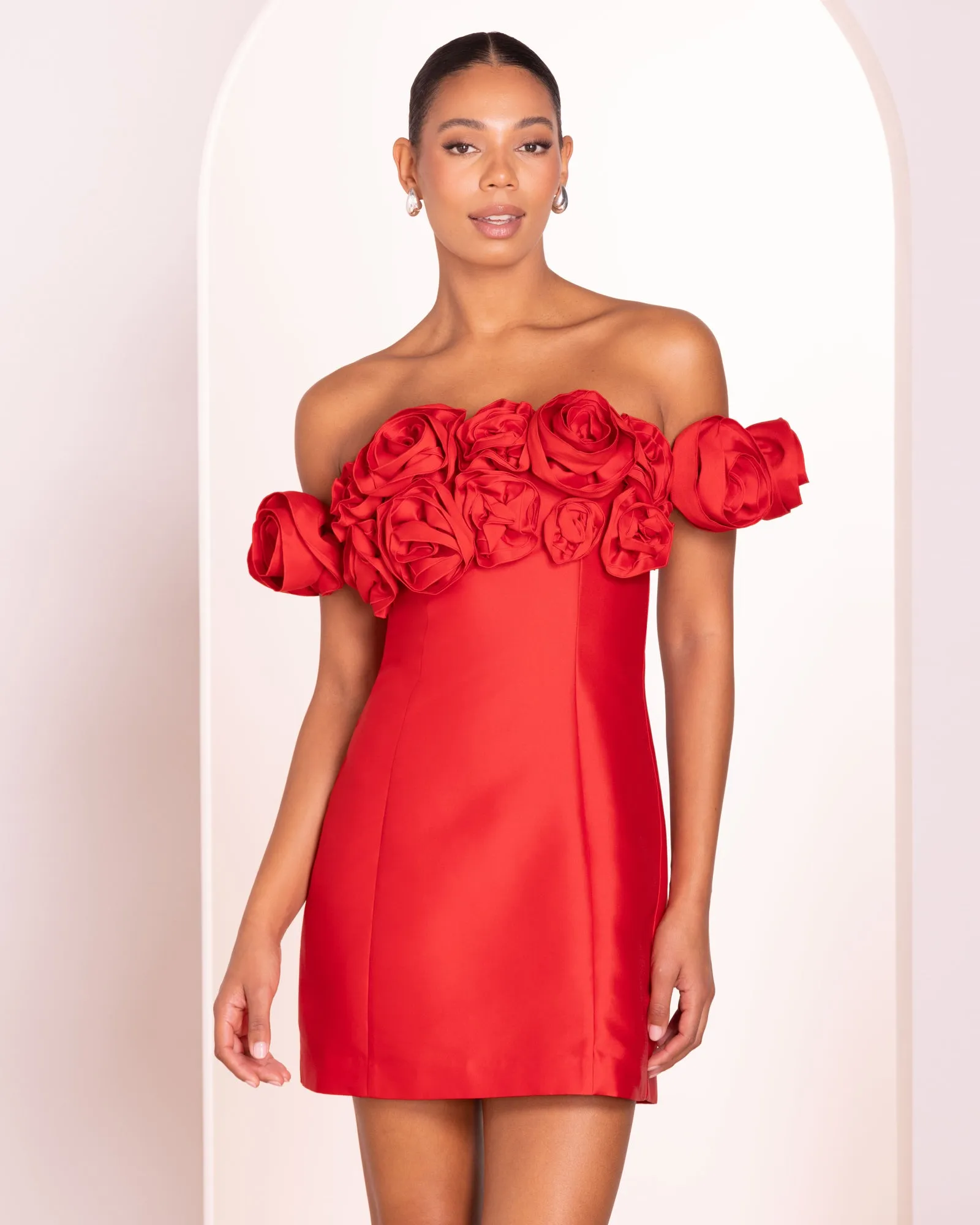 Elena Rose A-line Mini Dress sold by Pilgrim