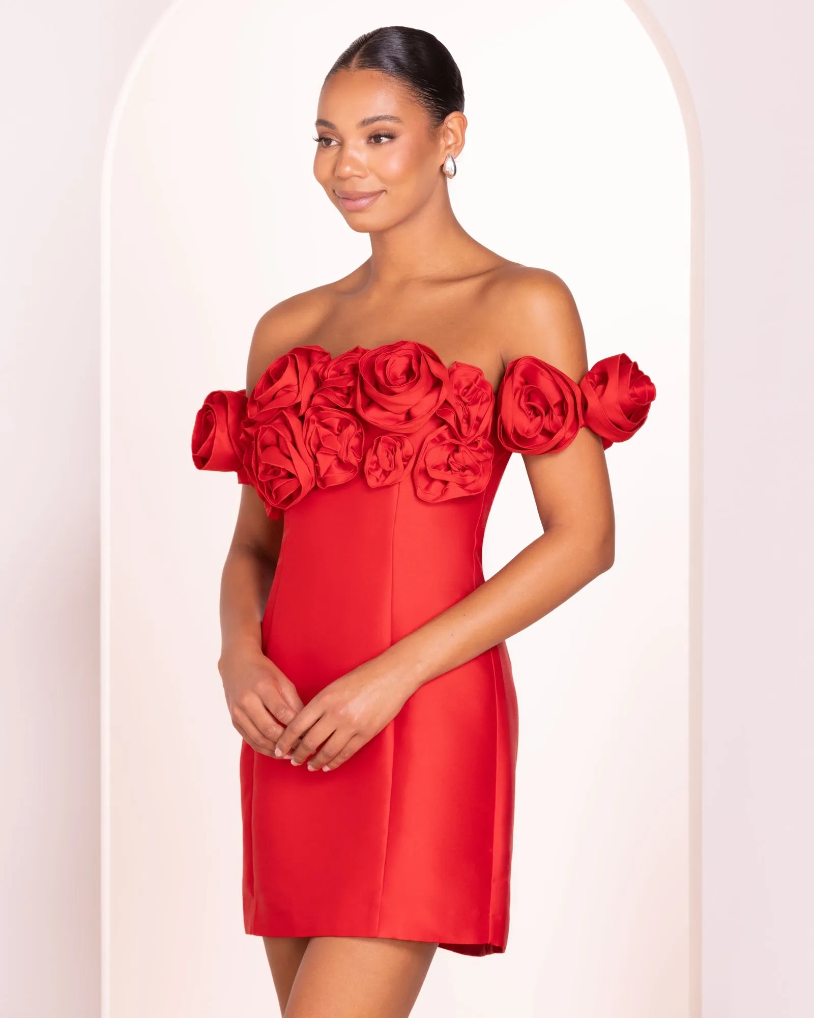 Elena Rose A-line Mini Dress sold by Pilgrim product image thumbnail 3