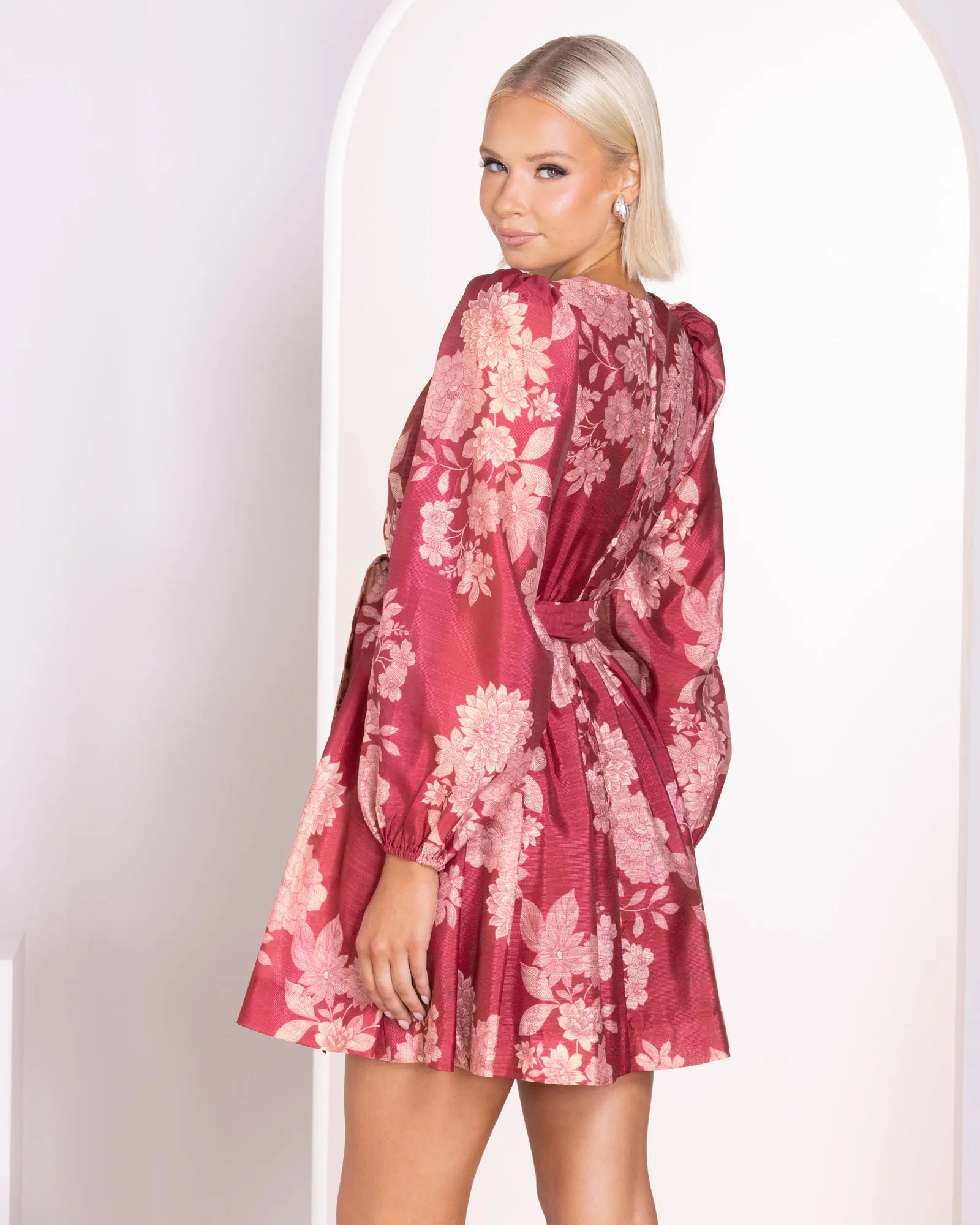 Khiala Long Sleeve Mini Dress sold by Pilgrim product image thumbnail 3