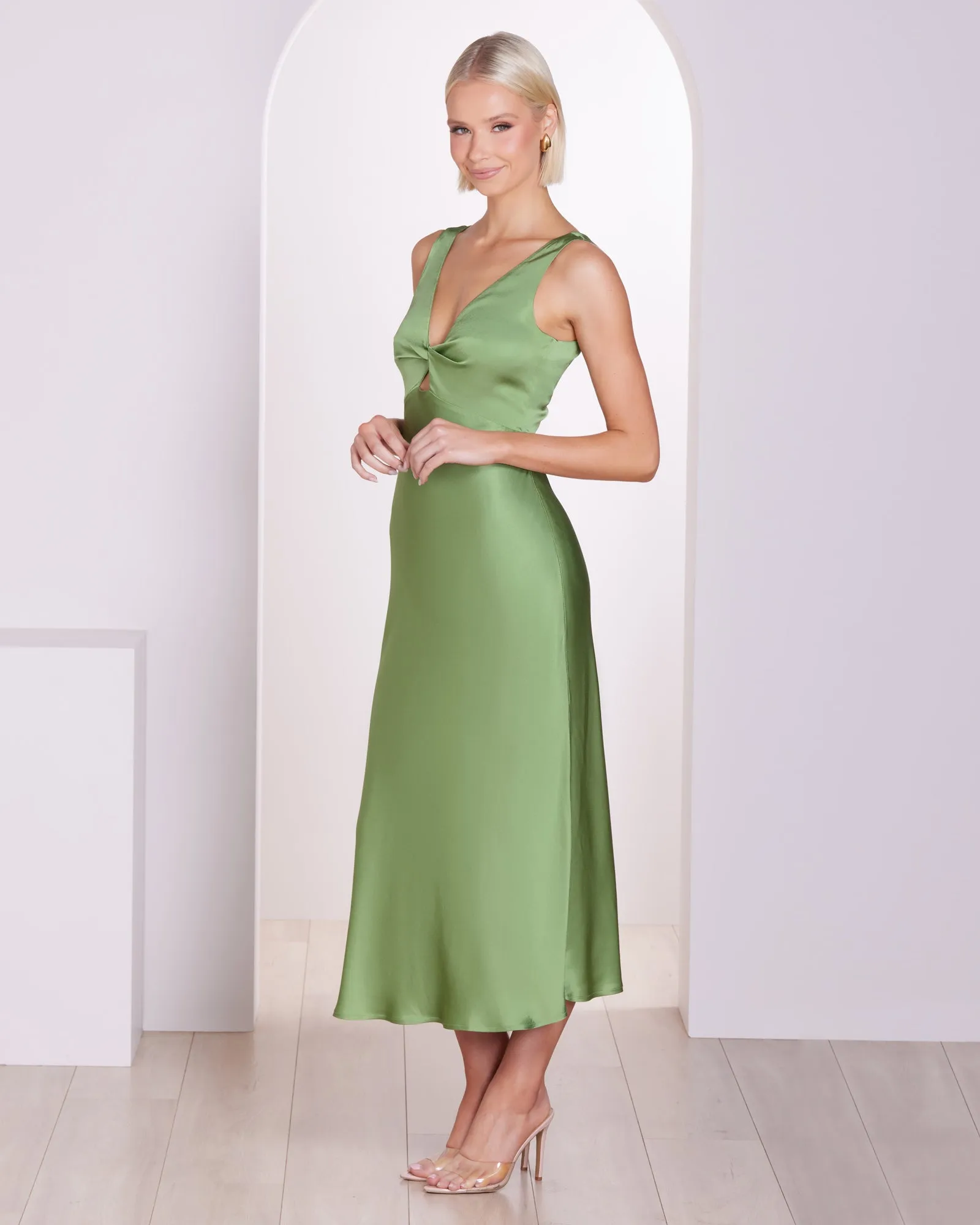 Jayla Twist Front Midi Dress sold by Pilgrim product image thumbnail 5