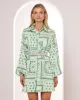 Romona Print Shirt Mini Dress sold by Pilgrim