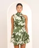 Vanya Frill Hem Mini Dress sold by Pilgrim