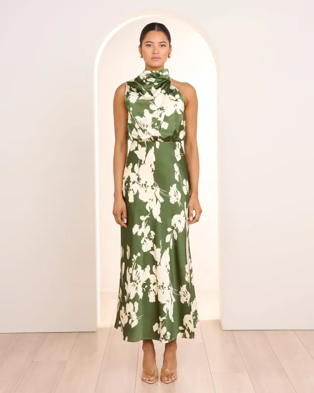 Nissa Satin Midi Dress sold by Pilgrim