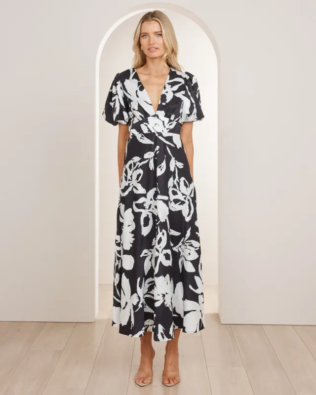 Jeanie V-neck Maxi Dress sold by Pilgrim