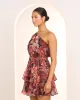 Elissa One Shoulder Mini Dress sold by Pilgrim