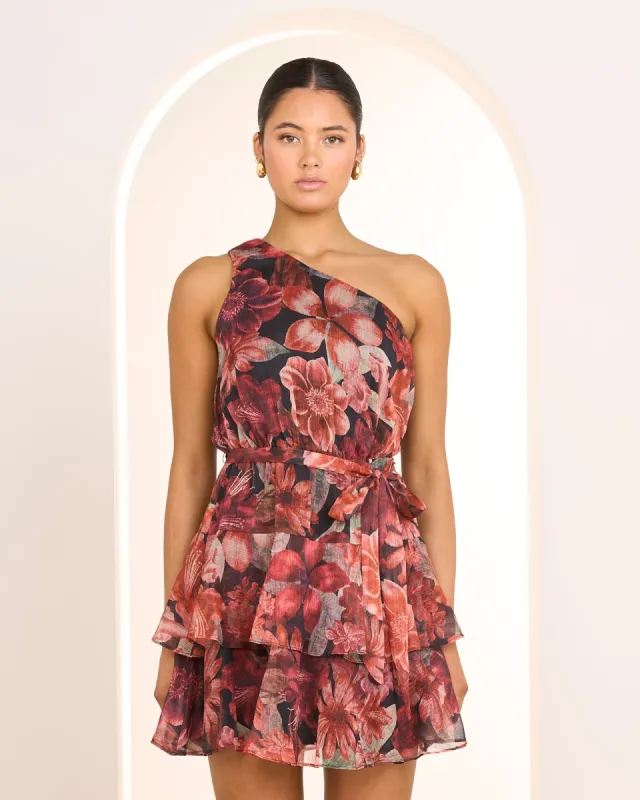 Elissa One Shoulder Mini Dress sold by Pilgrim