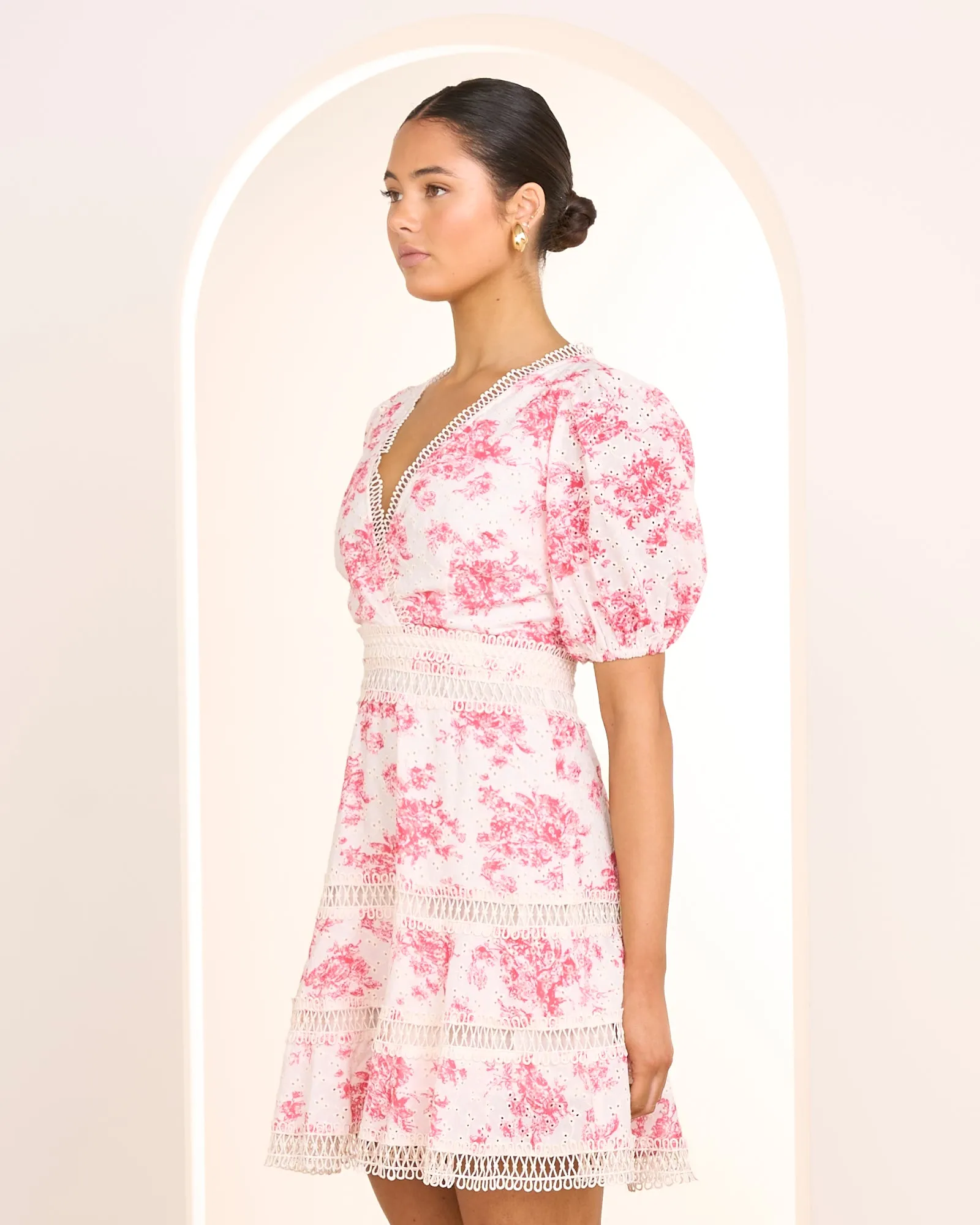 Didi Puff Sleeve Mini Dress sold by Pilgrim product image thumbnail 2