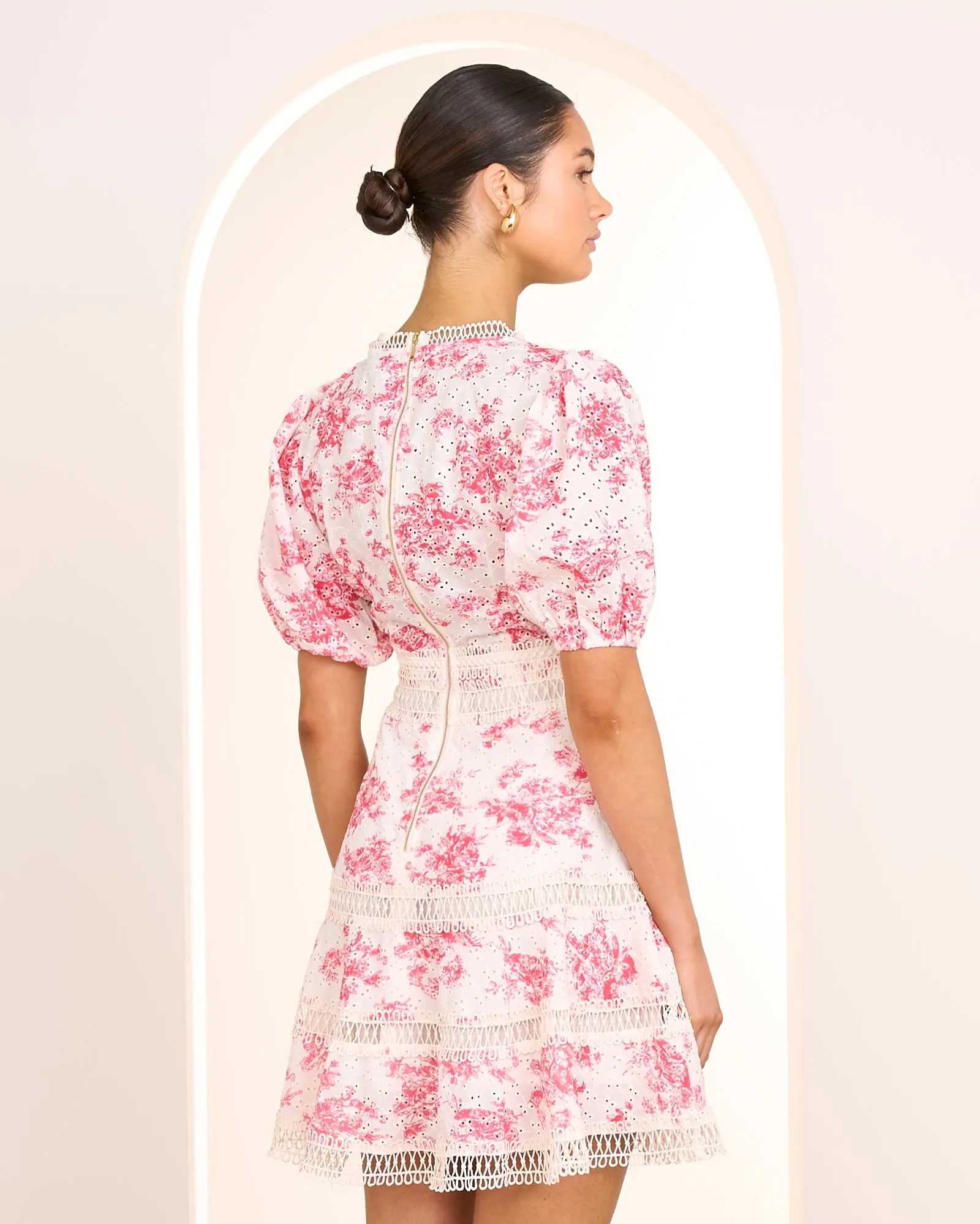 Didi Puff Sleeve Mini Dress sold by Pilgrim product image thumbnail 3