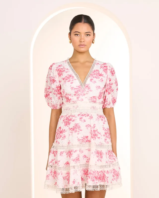 Didi Puff Sleeve Mini Dress sold by Pilgrim