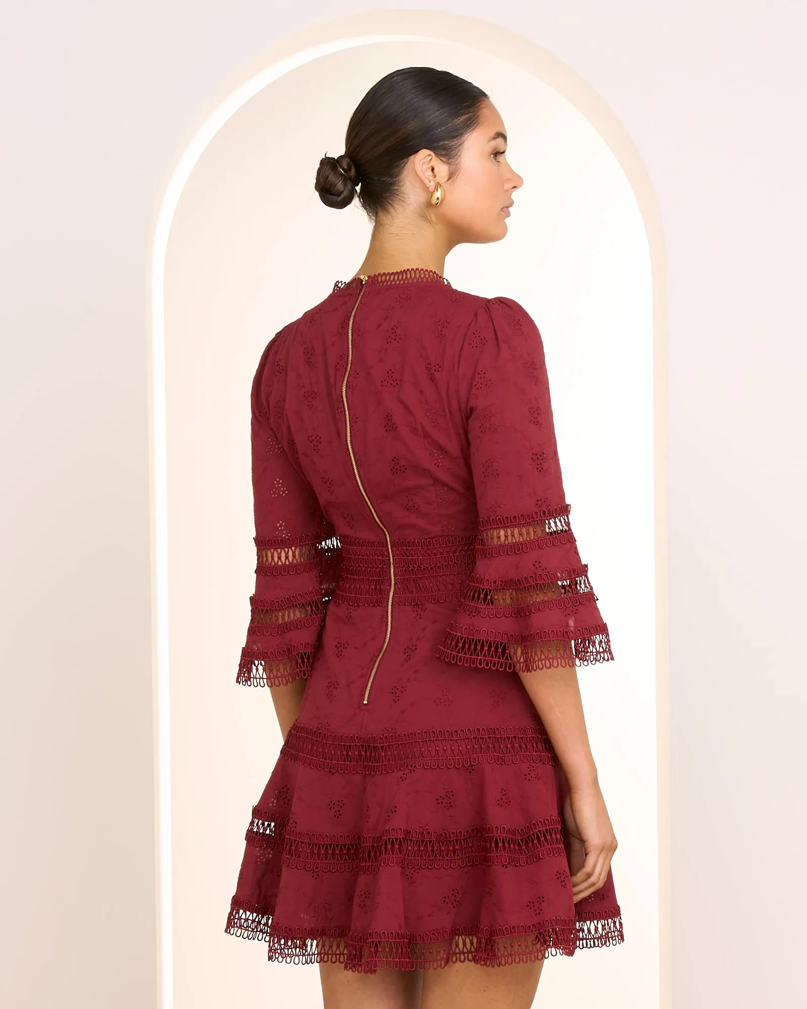 Riri Wrap Front Mini Dress sold by Pilgrim product image thumbnail 4