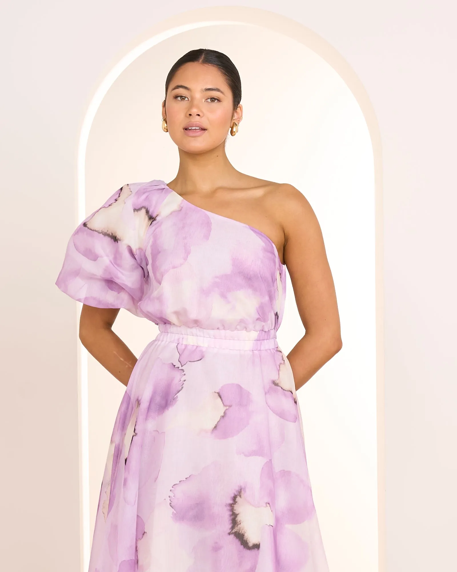 Zailee One Shoulder Maxi Dress sold by Pilgrim product image thumbnail 4