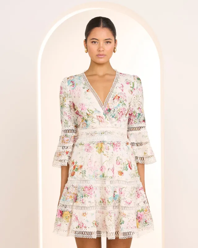 Ranya Wrap Front Mini Dress sold by Pilgrim