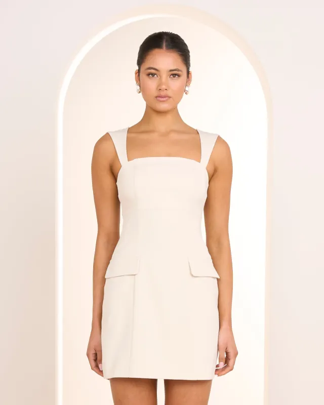 Enola Square Neck Mini Dress sold by Pilgrim