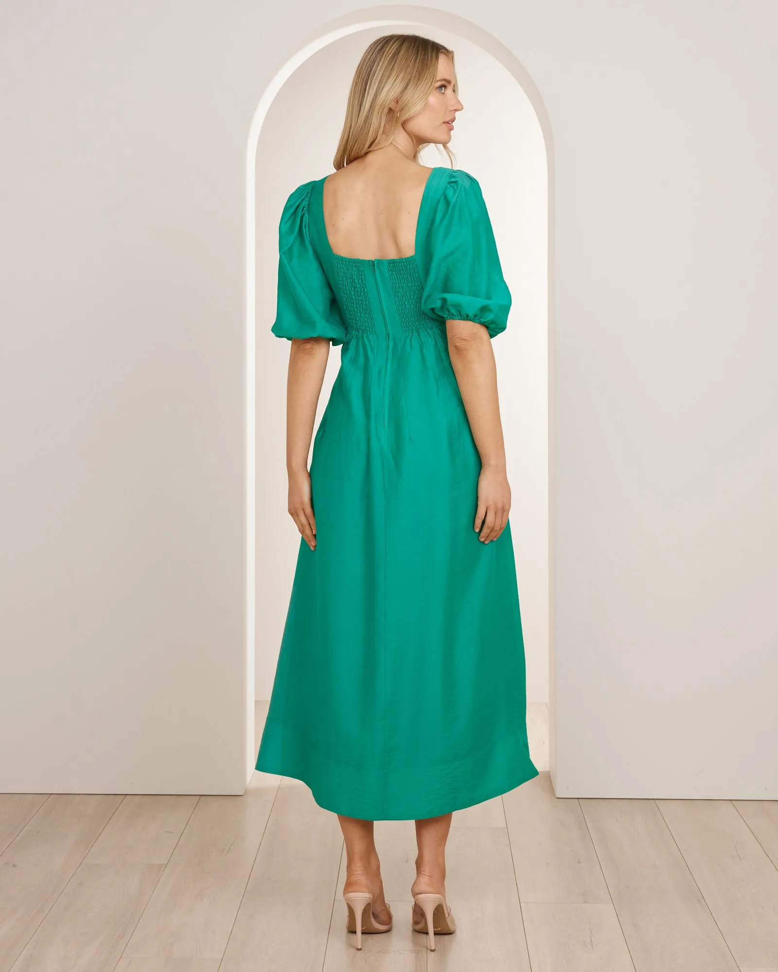 Clio Puff Sleeve Midi Dress sold by Pilgrim product image thumbnail 4