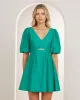 Aurora Puff Sleeve Mini Dress sold by Pilgrim