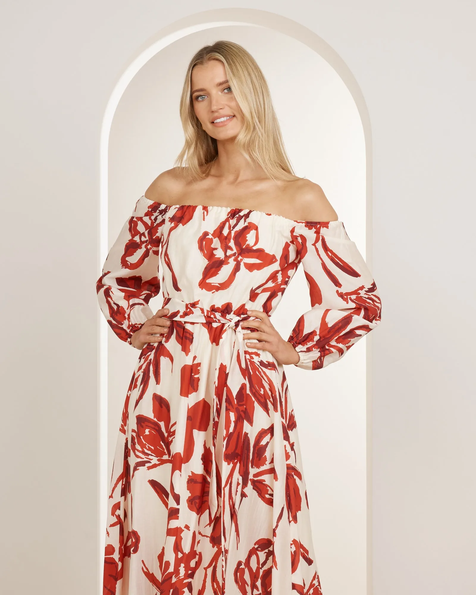 Vala Off Shoulder Maxi Dress sold by Pilgrim product image thumbnail 5