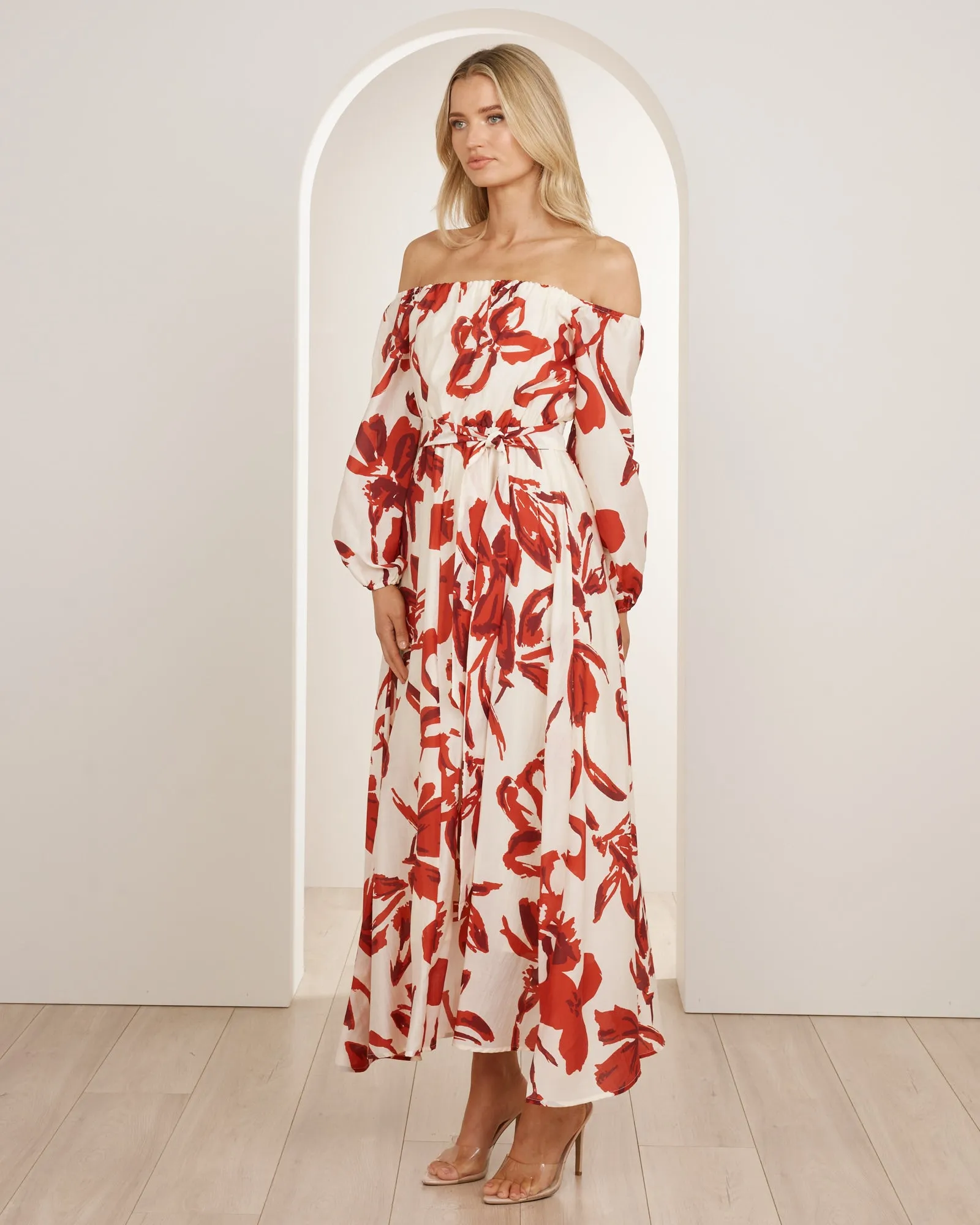 Vala Off Shoulder Maxi Dress sold by Pilgrim product image thumbnail 2