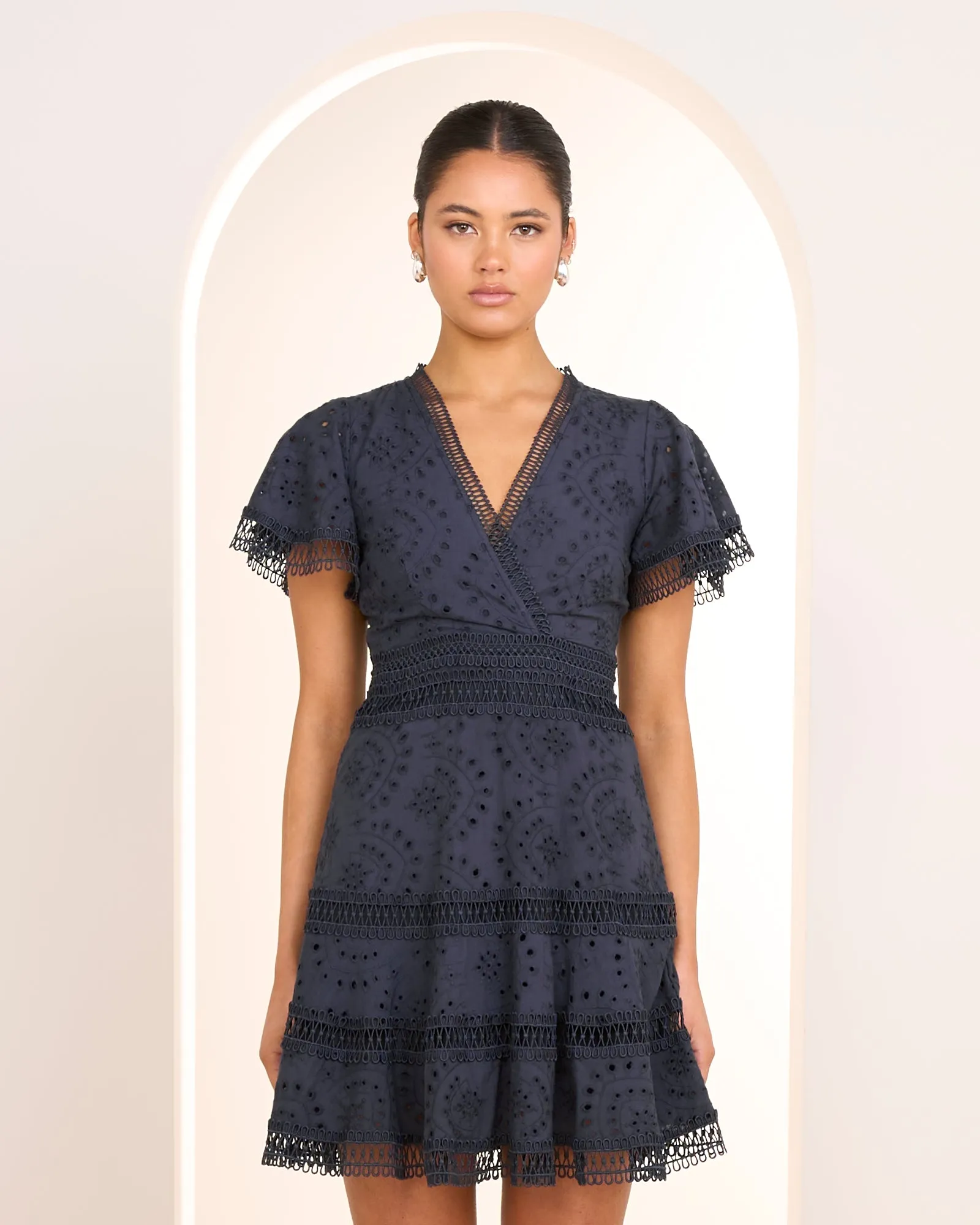 Winnie Wrap Front Mini Dress sold by Pilgrim product image thumbnail 2