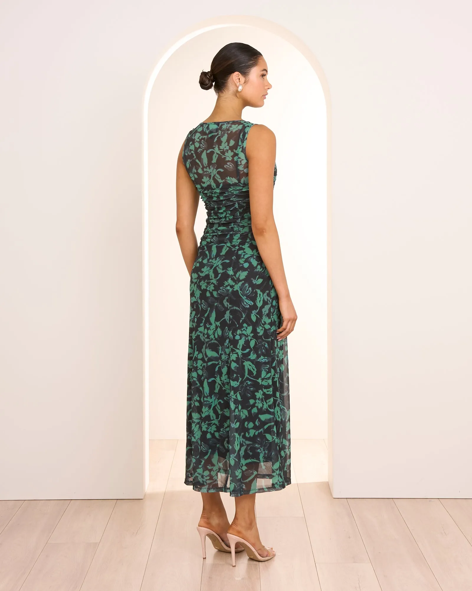 Aarya Sheer Mesh Maxi Dress sold by Pilgrim product image thumbnail 3