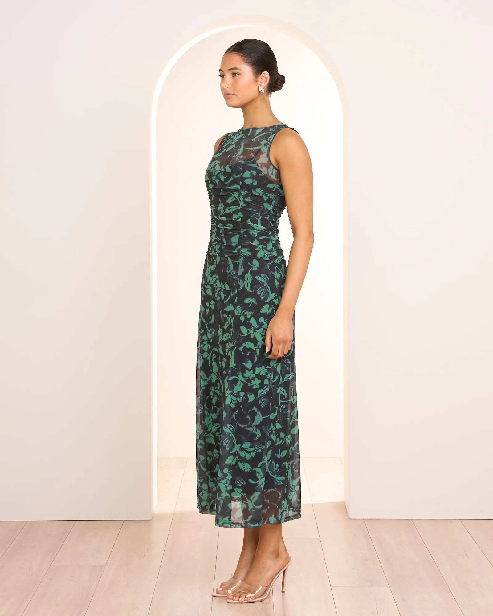 Aarya Sheer Mesh Maxi Dress sold by Pilgrim product image thumbnail 2