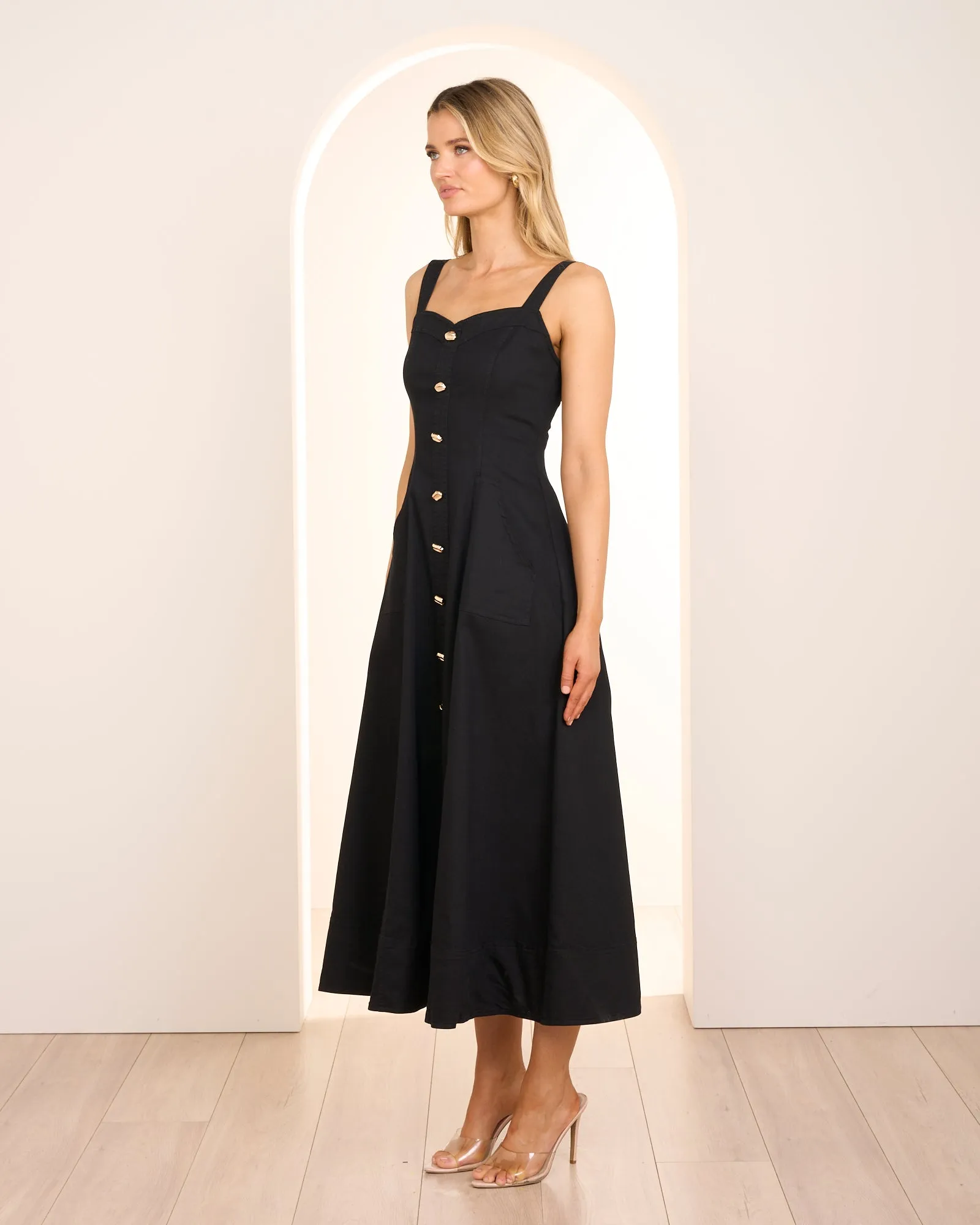 Indie Denim Midi Dress sold by Pilgrim product image thumbnail 2