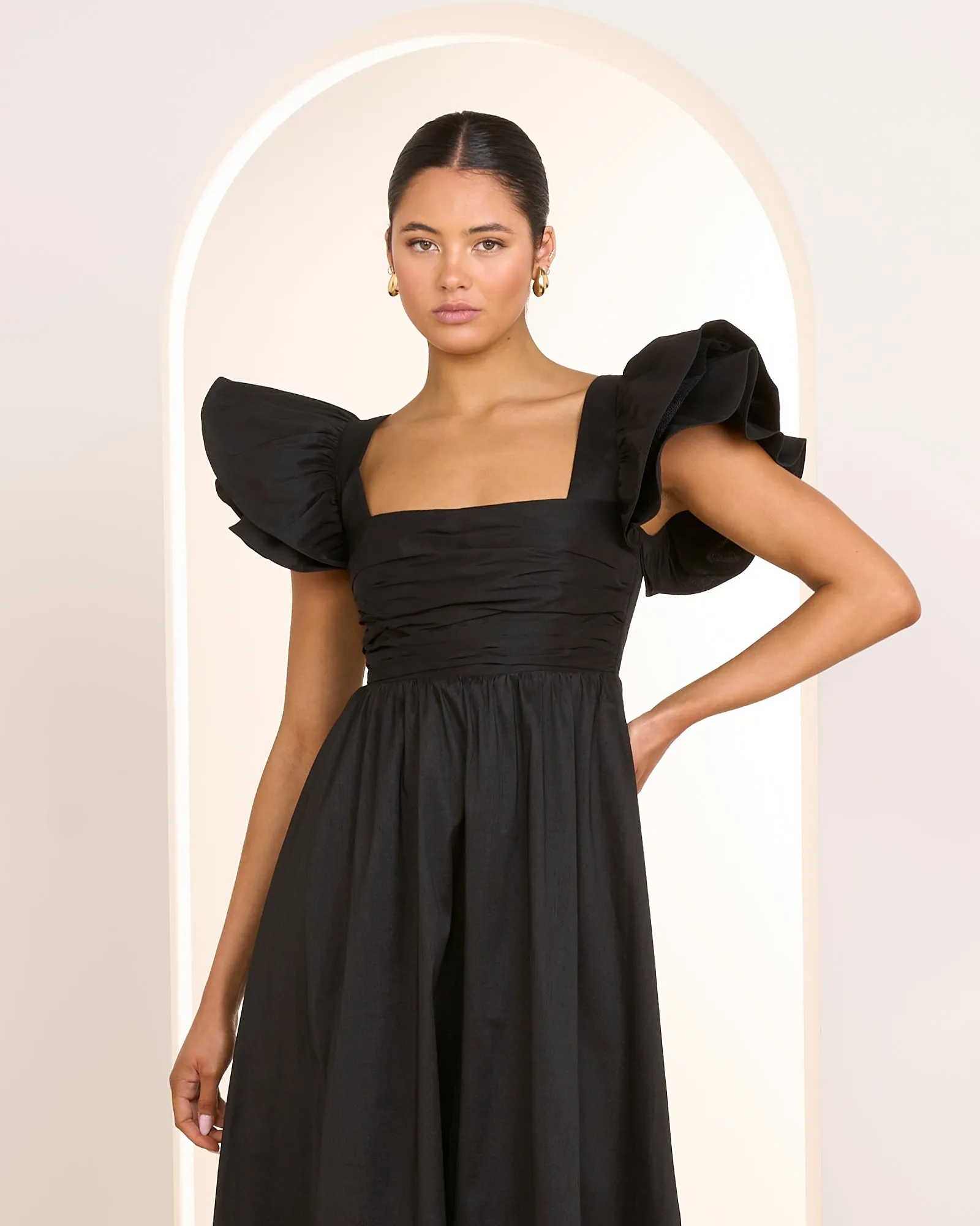 Tilly Flutter Sleeve Dress sold by Pilgrim product image thumbnail 4