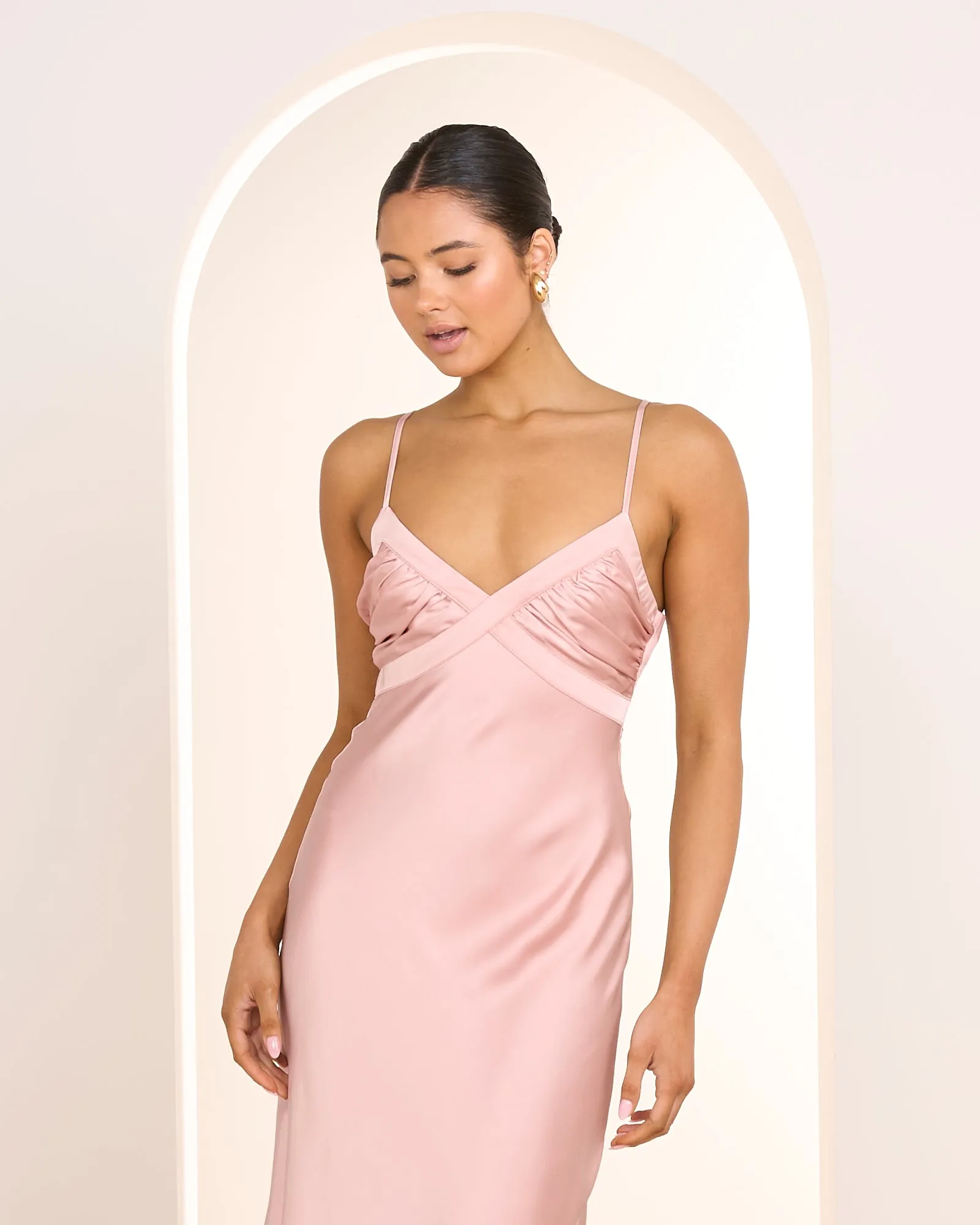 Aliah Satin Gown sold by Pilgrim product image thumbnail 4