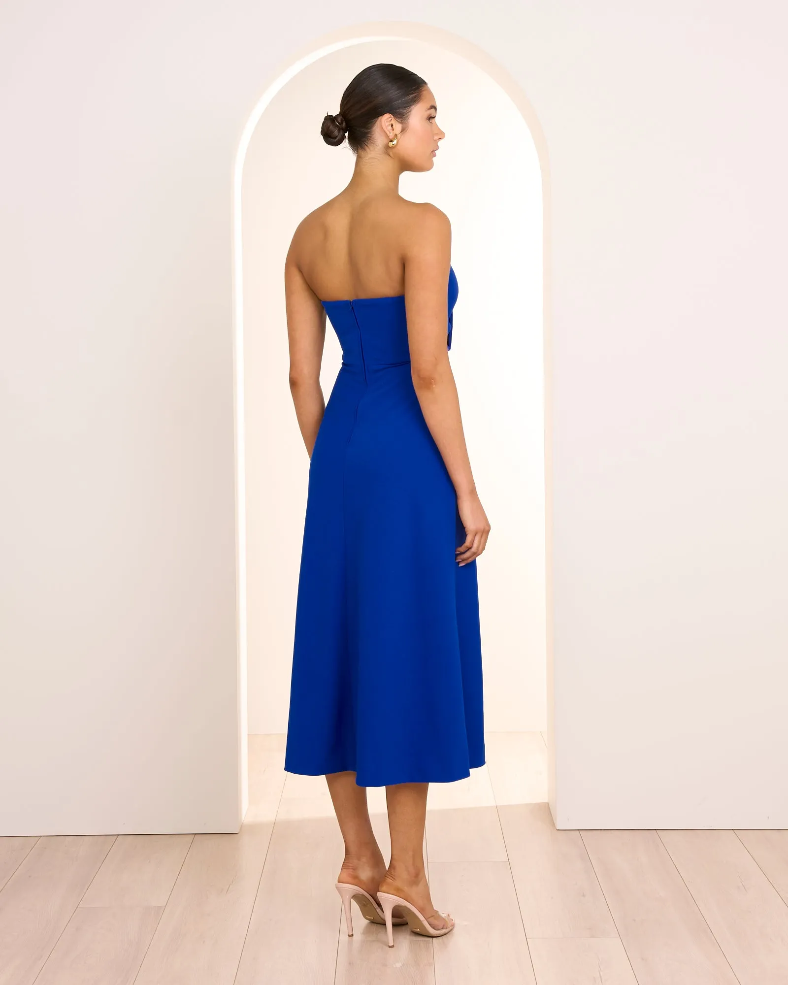 Lila Strapless Midi Dress sold by Pilgrim product image thumbnail 3