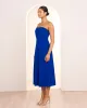 Lila Strapless Midi Dress sold by Pilgrim