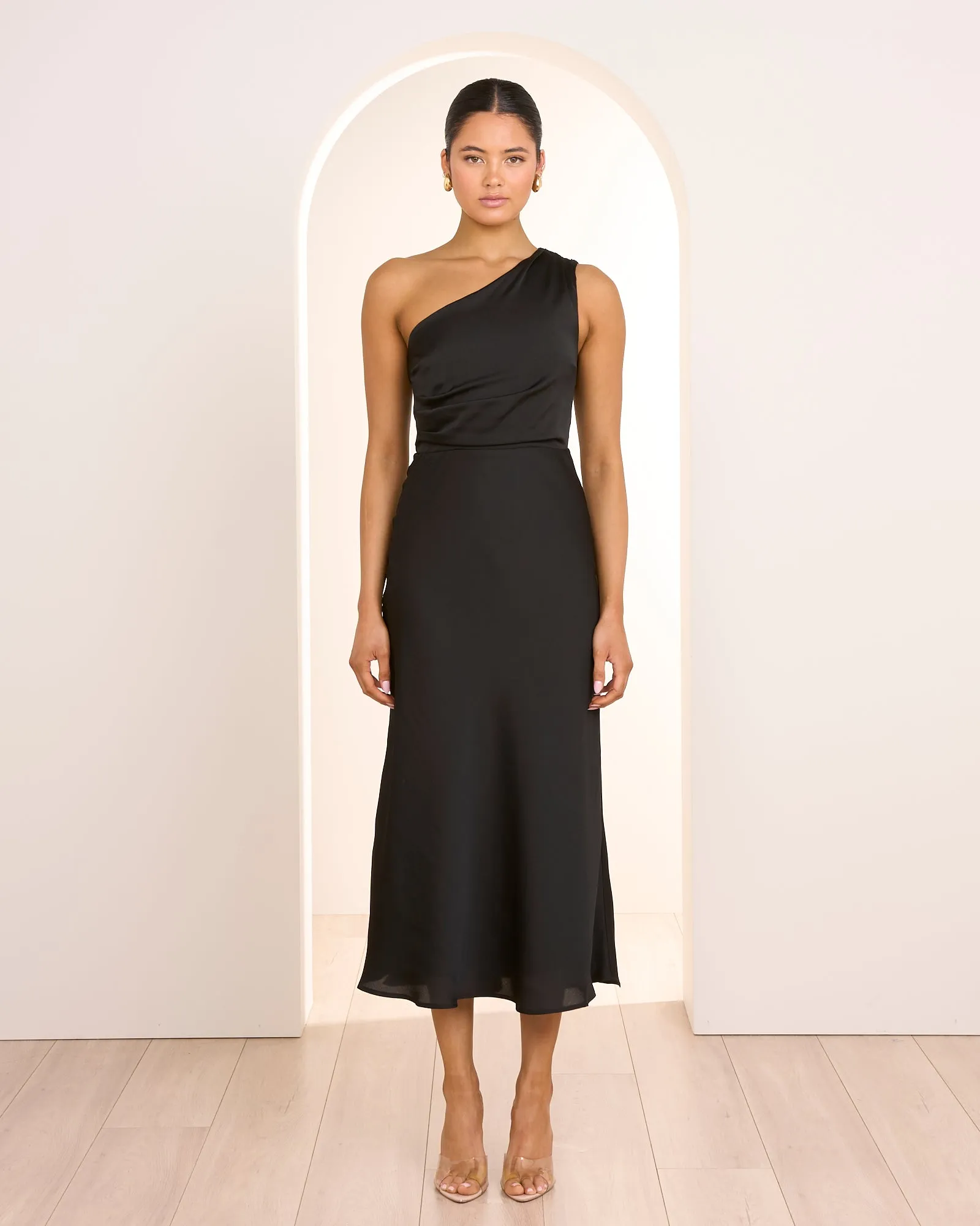 Natalie One Shoulder Dress sold by Pilgrim