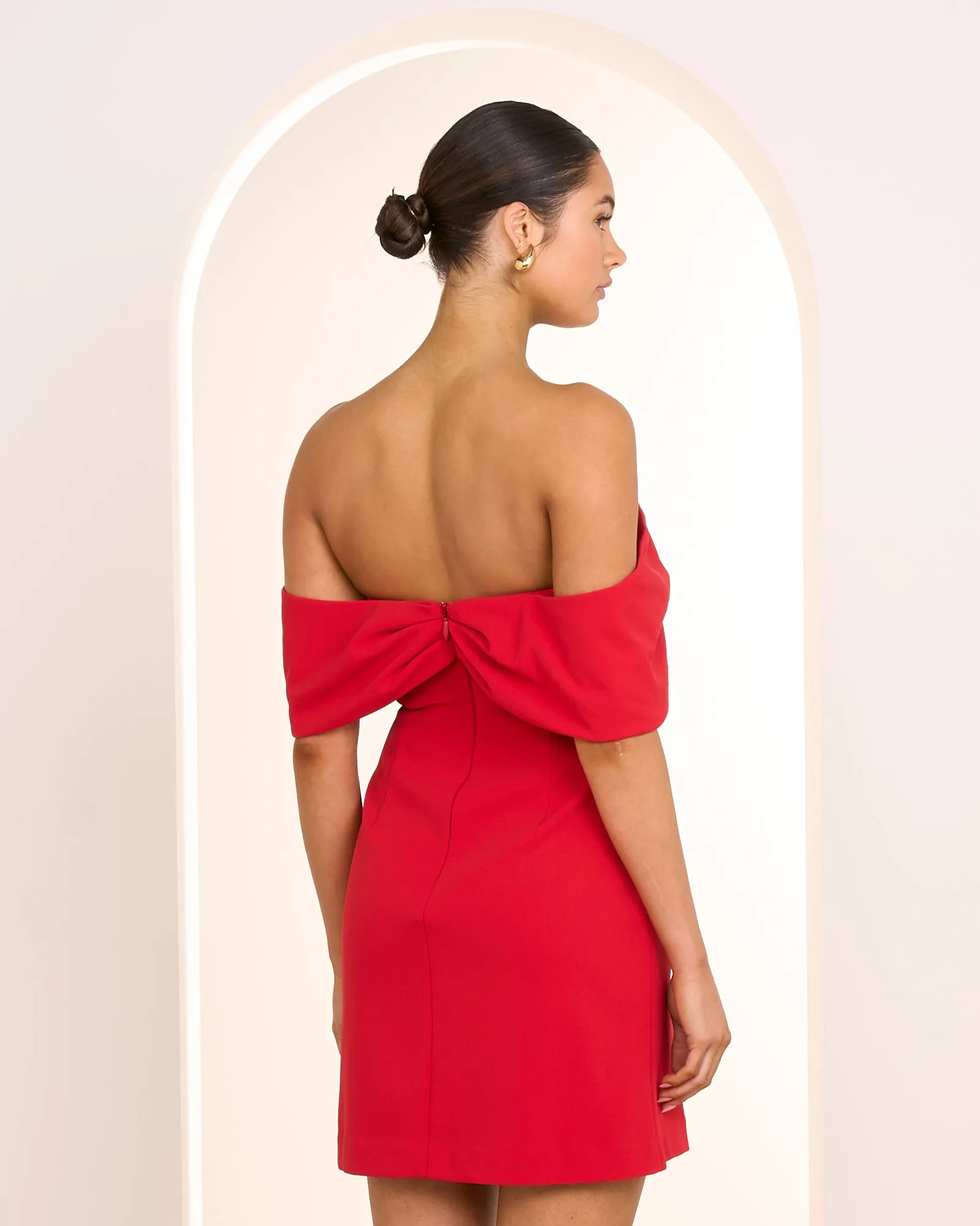 Sofi Off Shoulder Mini Dress sold by Pilgrim product image thumbnail 4