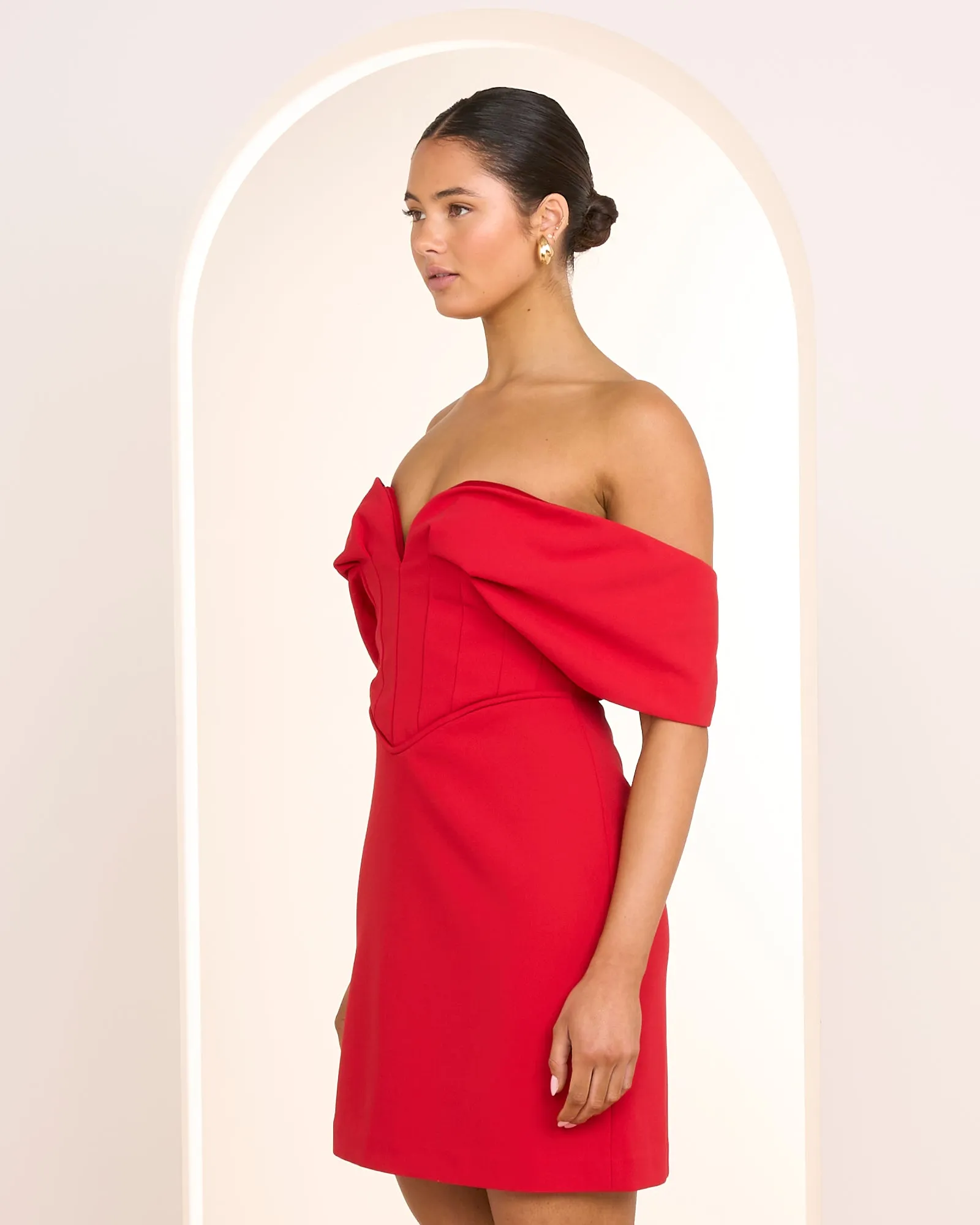 Sofi Off Shoulder Mini Dress sold by Pilgrim product image thumbnail 3