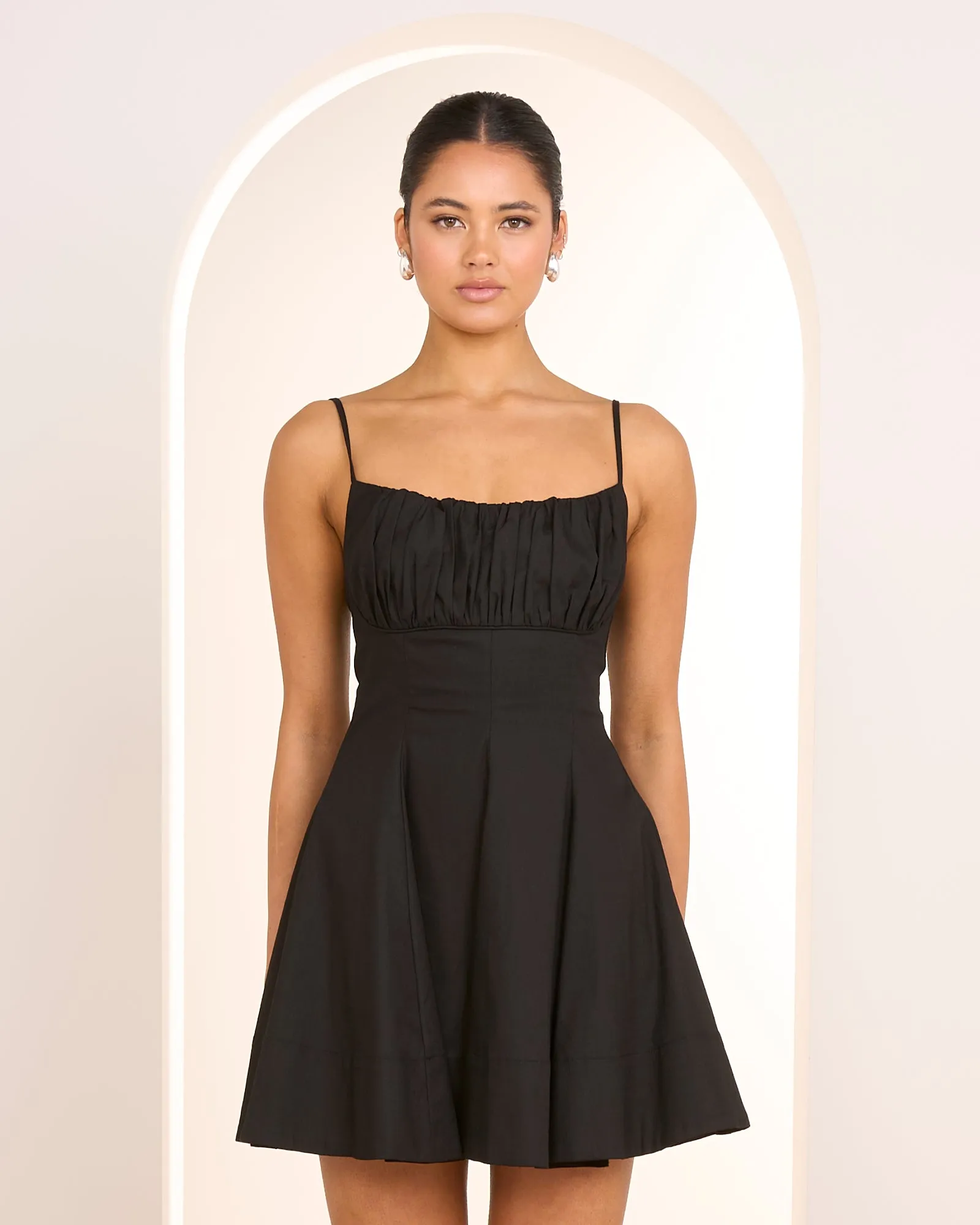 Gaia Flared Mini Dress sold by Pilgrim