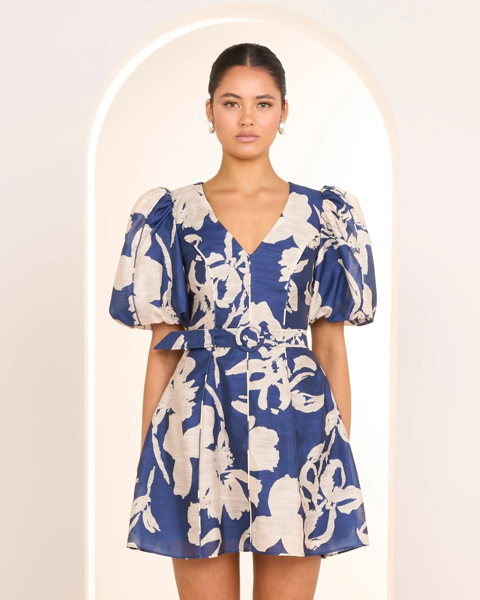 Talulah Puff Sleeve Mini Dress sold by Pilgrim