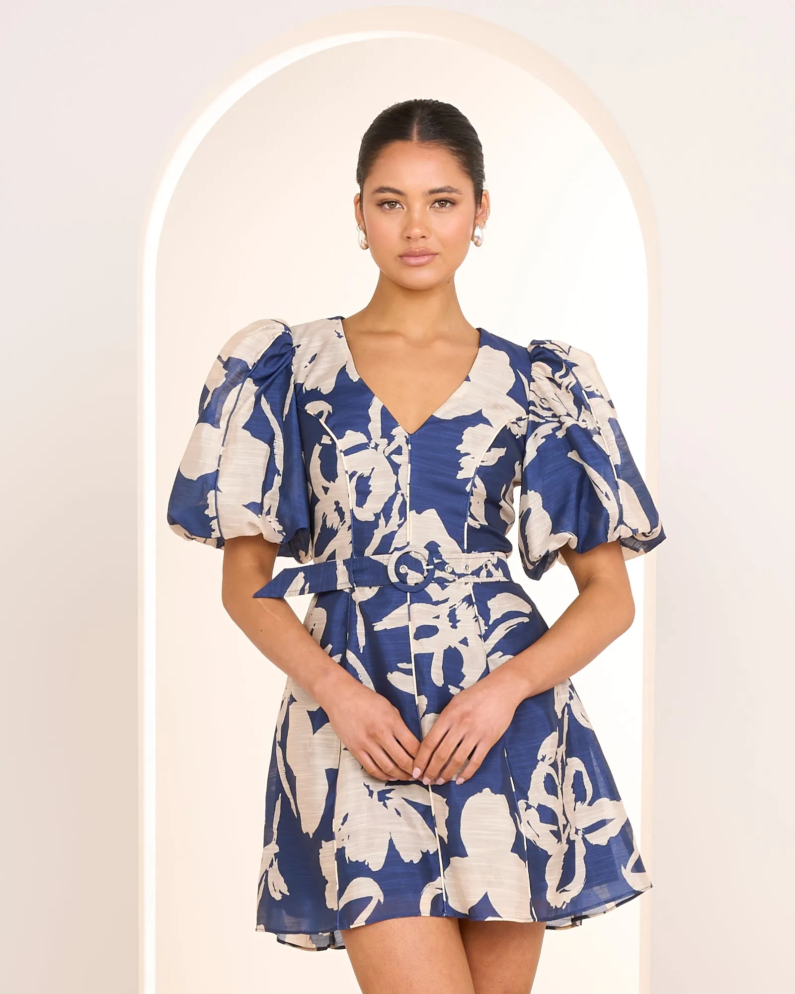 Talulah Puff Sleeve Mini Dress sold by Pilgrim product image thumbnail 4