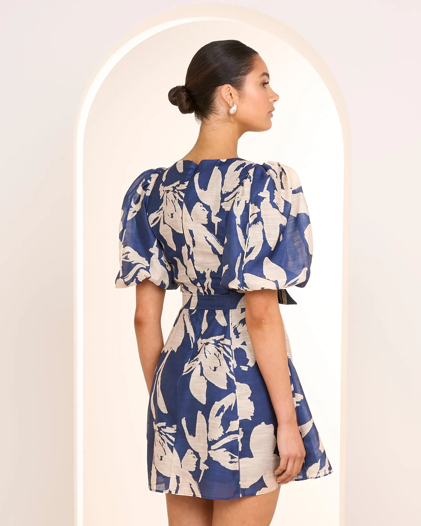 Talulah Puff Sleeve Mini Dress sold by Pilgrim product image thumbnail 3