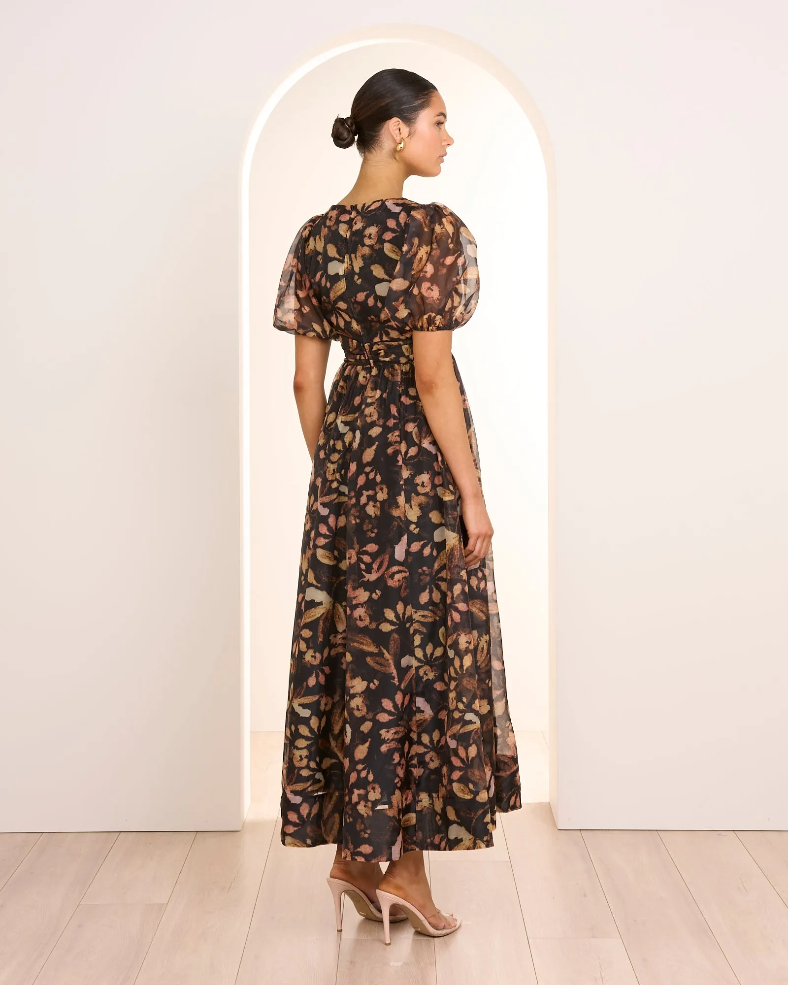 Vivi Puff Sleeve Maxi Dress sold by Pilgrim product image thumbnail 3