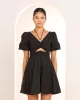 Olive V-neck Mini Dress sold by Pilgrim