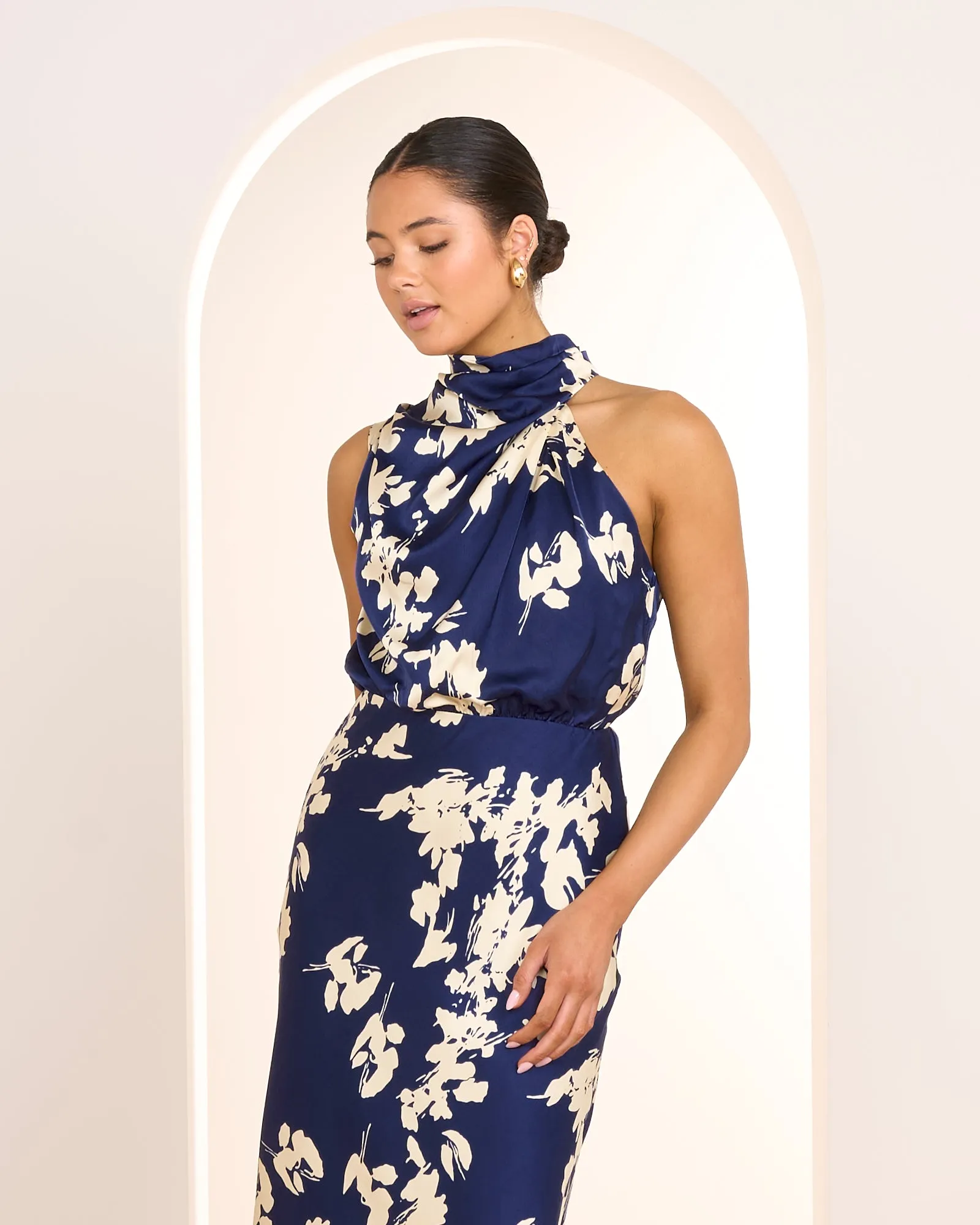 Drea High Neck Midi Dress sold by Pilgrim product image thumbnail 5