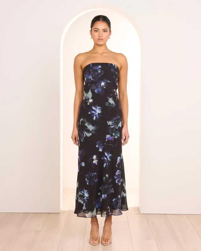 Aman Strapless Maxi Dress sold by Pilgrim