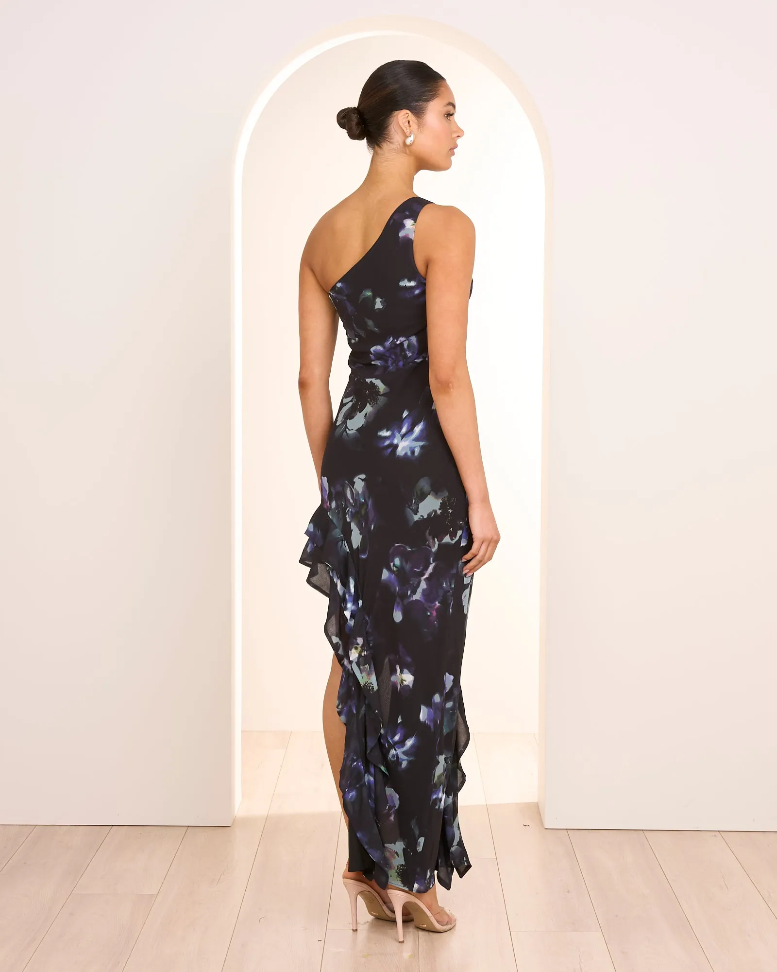 Lara Ruffle One Shoulder Gown sold by Pilgrim product image thumbnail 3